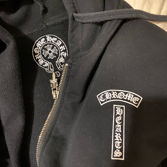Chrome Hearts Jackets & Blazers - Size Large Unisex Black Chrome Hearts Jacket